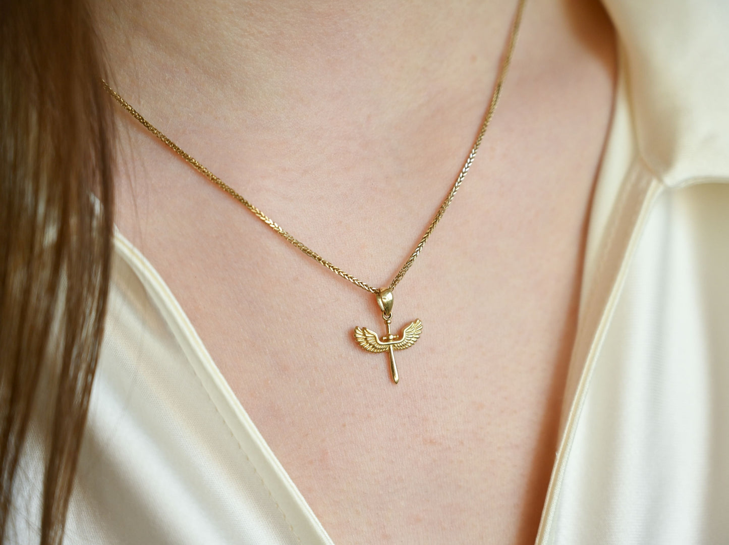 Golden Sword Charm