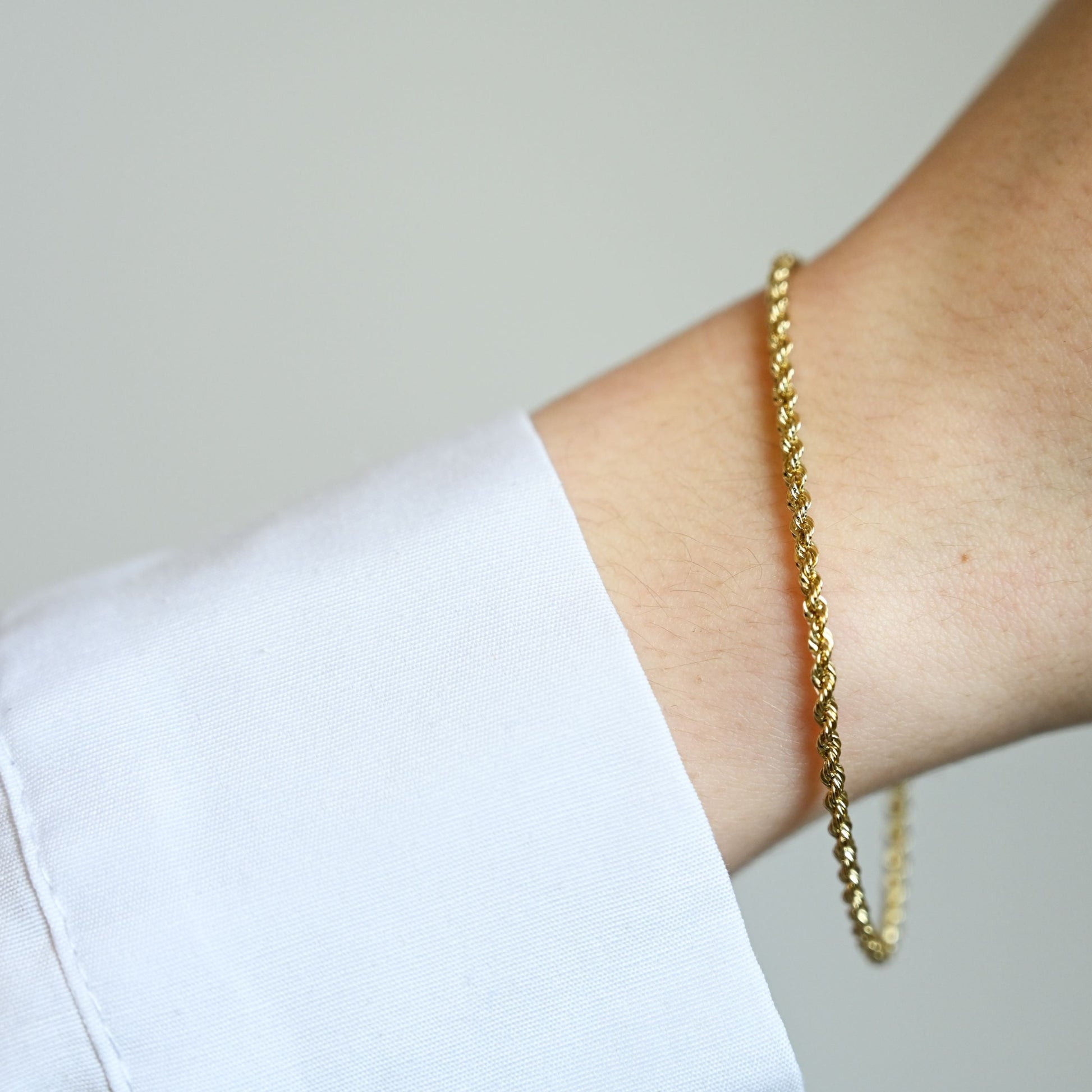 Rebelle II Armband 14 karaat solide twisted armband