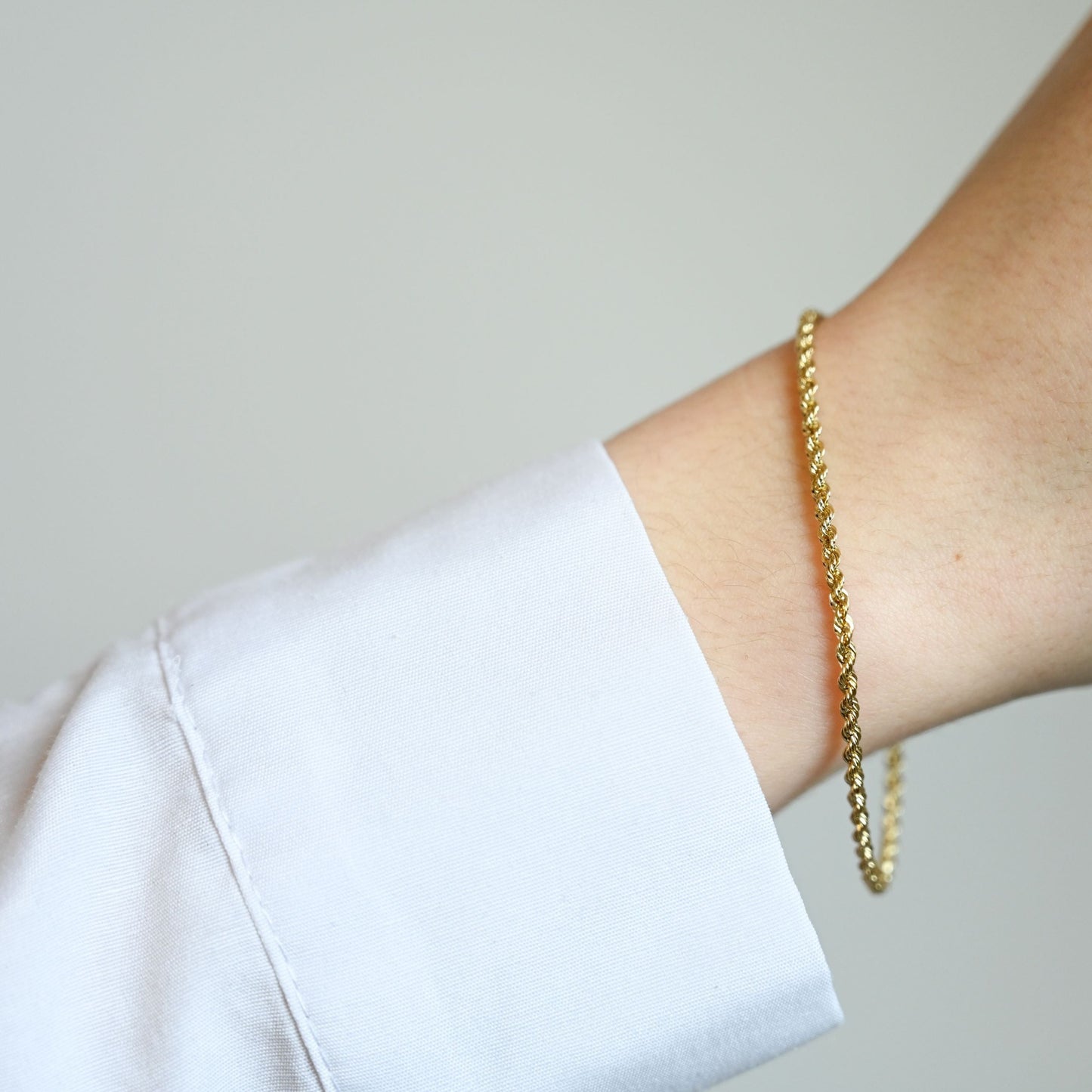 Rebelle II Armband 14 karaat solide twisted armband